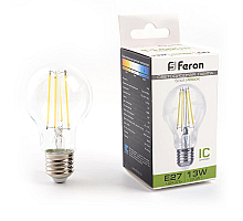 Лампа светодиодная Feron LB-613 Шар E27 13W 4000K 38240