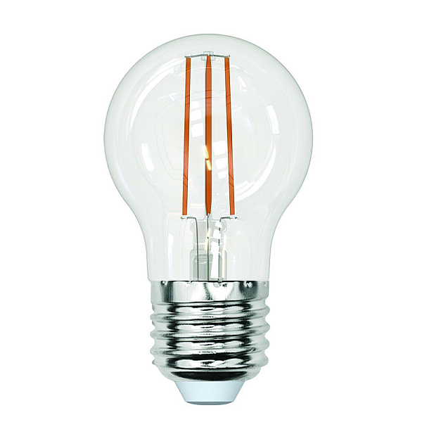 Лампа светодиодная филаментная (UL-00005907) Uniel E27 13W 3000K прозрачная LED-G45-13W/3000K/E27/CL PLS02WH