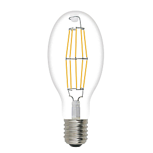 Лампа светодиодная филаментная (UL-00003763) Uniel E40 40W 6500K прозрачная LED-ED90-40W/DW/E40/CL GLP05TR