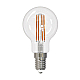 Лампа светодиодная филаментная (UL-00005177) Uniel E14 11W 4000K прозрачная LED-G45-11W/4000K/E14/CL PLS02WH