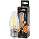Лампа светодиодная филаментная ЭРА E27 7W 2700K прозрачная F-LED B35-7W-827-E27 Б0027950