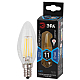 Лампа светодиодная филаментная ЭРА E14 11W 4000K прозрачная F-LED B35-11w-840-E14 Б0046987