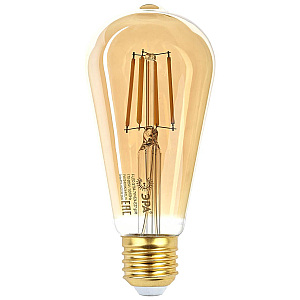 Лампа светодиодная Эра E27 7W 2400K F-LED ST64-7W-824-E27 gold Б0047664