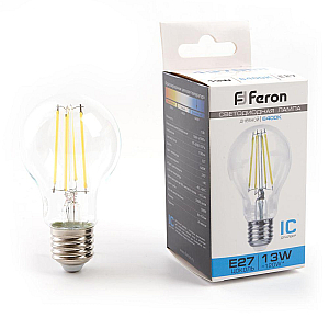 Лампа светодиодная Feron LB-613 Шар E27 13W 6400K 48283
