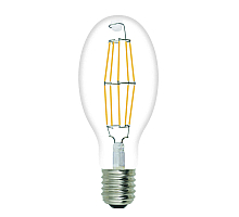 Лампа светодиодная филаментная (UL-00003763) Uniel E40 40W 6500K прозрачная LED-ED90-40W/DW/E40/CL GLP05TR