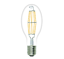 Лампа светодиодная филаментная (UL-00003763) Uniel E40 40W 6500K прозрачная LED-ED90-40W/DW/E40/CL GLP05TR