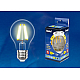 Лампа светодиодная филаментная Uniel E27 5W 3000K прозрачная LED-G45-5W/WW/E27/CL/MB GLM10TR