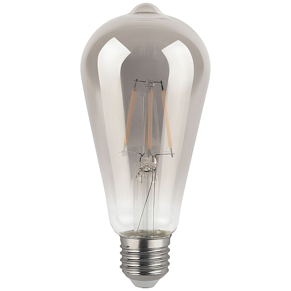 Лампа светодиодная филаментная Эра F-LED ST64-7W-824-E27 smoky 7Вт дымчатая Б0071205