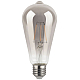 Лампа светодиодная филаментная Эра F-LED ST64-7W-824-E27 smoky 7Вт дымчатая Б0071205