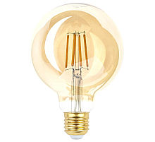 Лампа светодиодная Эра E27 7W 2400K F-LED G95-7W-824-E27 gold Б0047662