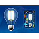 Лампа светодиодная филаментная (UL-00004870) Uniel E27 17W 3000K прозрачная LED-A70-17W/3000K/E27/CL PLS02WH
