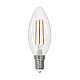 Лампа светодиодная филаментная (UL-00005165) Uniel E14 11W 4000K прозрачная LED-C35-11W/4000K/E14/CL PLS02WH