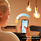 Лампа светодиодная диммируемая филаментная Gauss Smart Home Filament Diamond E27 6,5W 2000-5500K золотистая 1370112