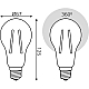 Светодиодная филаментная лампа Gauss Basic Filament Е27 21W 2700К 40712112