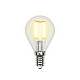 Лампа светодиодная филаментная (UL-00003296) Uniel E14 7,5W 4000K прозрачная LED-CW35-7,5W/NW/E14/CL GLA01TR