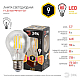 Лампа светодиодная филаментная ЭРА E27 9W 2700K прозрачная F-LED A60-9W-827-E27 Б0043433