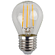 Лампа светодиодная филаментная ЭРА E27 7W 2700K прозрачная F-LED P45-7W-827-E27 Б0027948