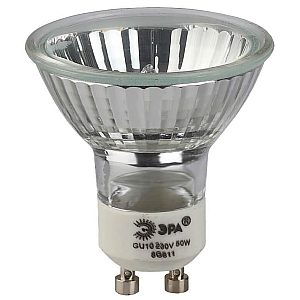 Лампа галогенная Эра GU10 50W 3000K GU10-JCDR (MR16) -50W-230V C0027386