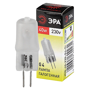 Лампа галогенная Эра G4 40W 3000K G4-JCD-40W-230V-FR C0039282