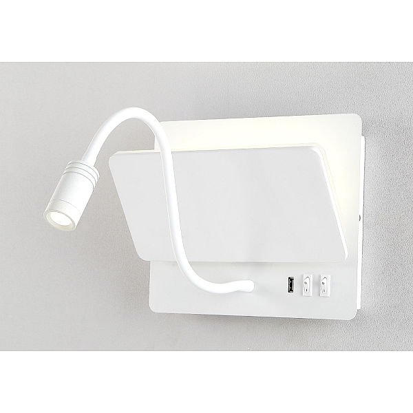 Бра Crystal Lux DUO AP9W LED WH