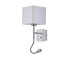 Бра Crystal Lux Paco AP2 Chrome/White