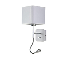 Бра Crystal Lux Paco AP2 Chrome/White
