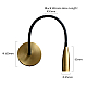 Гибкое бра DeLight Collection Wall lamp MT9016-1W brass
