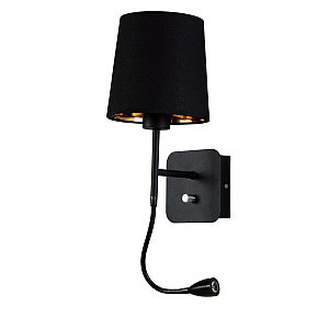 Бра Crystal Lux Pablo AP2 Black/Black-Gold