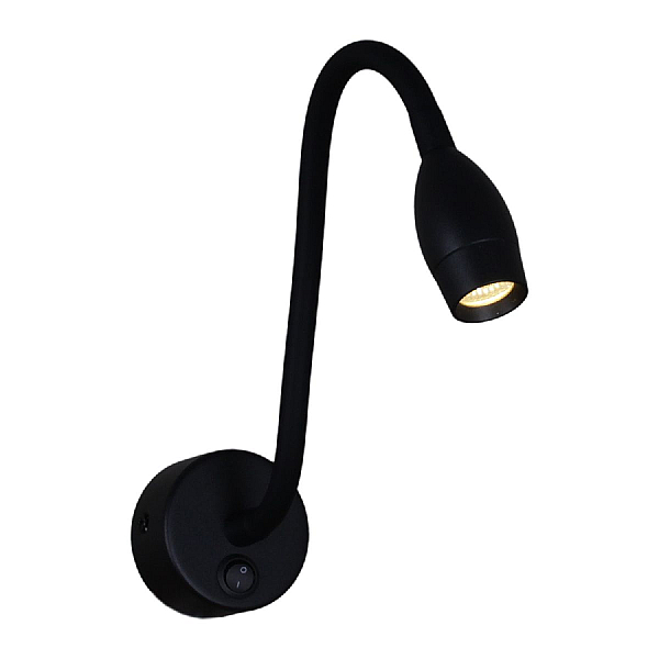 Гибкое бра Reluce 86200-9.2-001MN LED3W BK