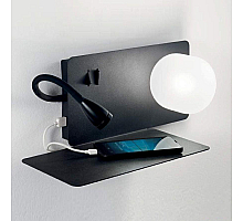 Бра Ideal Lux Book-1 AP2 Nero 174808