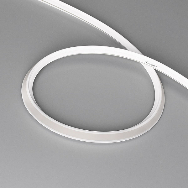 Светодиодная лента герметичная Arlight MOONLIGHT-3D-T-X544-10x10mm 24V Warm3000 (8 W/m, IP67, 5m, wire x1) (Вывод боковой) 055192