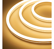 Лента герметичная Arlight MOONLIGHT-SIDE-A140-12x24mm 24V Warm3000 (9.6 W/m, IP68, 2835, 5m, Wire x1) 038602