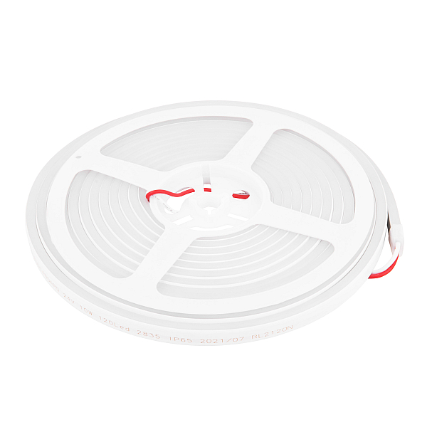 Гибкий неон Elektrostandard 24V 10W 120Led 2835 IP65 холодный белый 5м 4690389176128