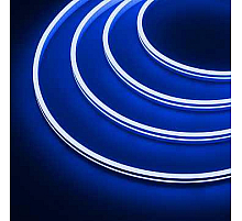 Светодиодная лента герметичная Arlight MOONLIGHT-SIDE-A168-4x10mm 24V Blue 7.2 W/m, IP65, 2835, 5m, wire x1 038314