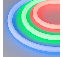 Светодиодная лента герметичная Arlight MOONLIGHT-TOP-G280-D18mm 24V RGB 360deg (13 W/m, IP65, 3838, 5m, wire x1) 038762