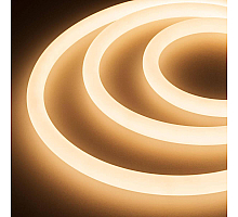 Лента герметичная Arlight MOONLIGHT-TOP-A336-D18mm 24V Warm3000 360deg (14.4 W/m, IP65, 2835, 5m, wire x1) 038754