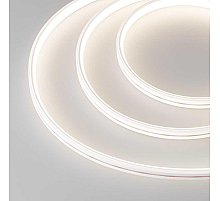 Лента герметичная Arlight MOONLIGHT-TOP-X320-11x7mm 24V Day4000 (10 W/m, IP65, CSP, 5m, wire x2) 037561