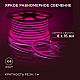 Светодиодный неон двухсторонний Apeyron 220В 6Вт/м smd2835 108д/м IP65 150Лм/м 50м розовый 10-210