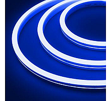 Лента герметичная Arlight MOONLIGHT-SIDE-A140-12x17mm 24V Blue (8 W/m, IP67, 2835, 5m, wire x1) 038799