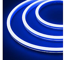 Лента герметичная Arlight MOONLIGHT-SIDE-A140-12x17mm 24V Blue (8 W/m, IP67, 2835, 5m, wire x1) 038799