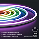 Комплект светодиодного неона Apeyron 220В, 6Вт/м, RGB, smd5050, 80д/м 10м IP65, с аксессуарами (контроллер, заглушка, крепеж - 10шт) 10-108