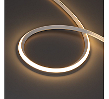 Светодиодная лента герметичная Arlight MOONLIGHT-3D-X544-10x10mm 24V Warm3000 (8 W/m, IP67, 5m, wire x1) (Вывод боковой) 055190