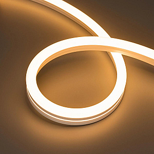 Светодиодная герметичная лента Arlight MOONLIGHT-SIDE-A140-12x24mm 24V Warm2200 (9.6 W/m, IP68, 5m, wire x2) 042799