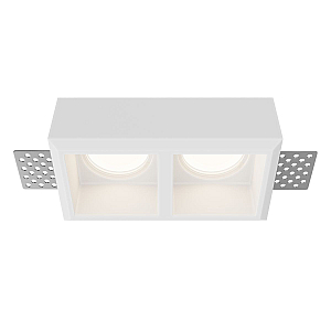 Встраиваемый светильник Maytoni Technical Gyps Modern DL131-GU10-02-W