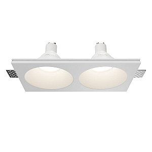 Встраиваемый светильник Maytoni Technical Gyps Modern DL129-GU10-02-W