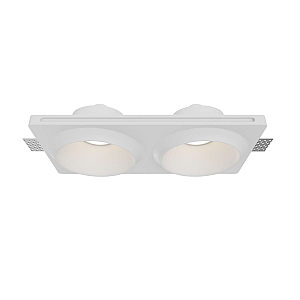 Встраиваемый светильник Maytoni Gyps Modern DL124-GU10-02-TRS-W