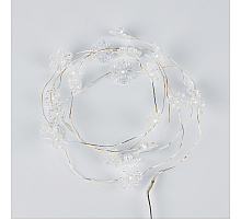 Гирлянда Uniel ULD-S1900-020/STB/2AA WHITE IP20 SNOWFLAKES MINI