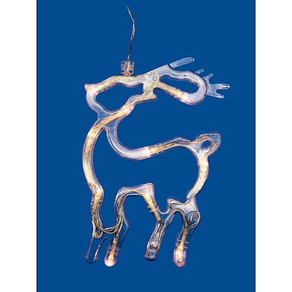 Подвесной светодиодный светильник «Олень» Uniel (UL-00007252) ULD-H1419-010/STA/3AAA Warm White IP20 Deer