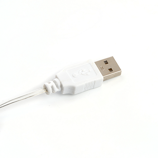 Гирлянда линейная Feron CL575 Роса 5В 3,6Вт мультиколор 10м IP20 48188