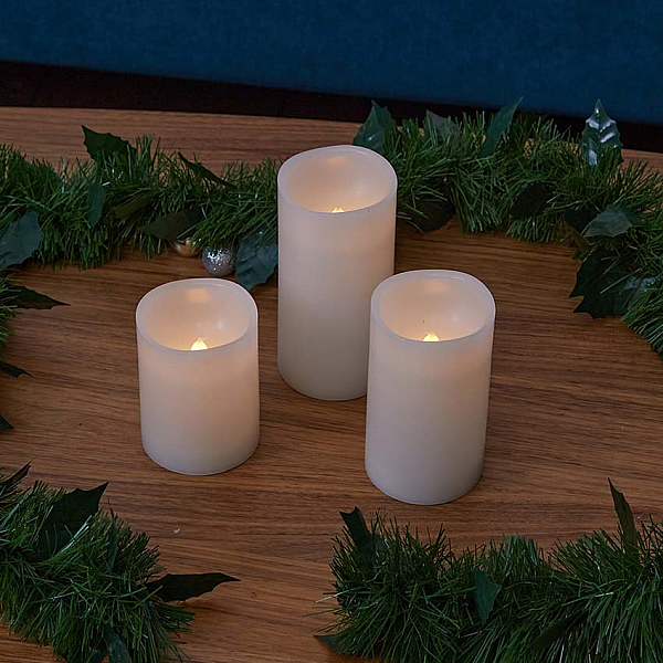 Фигурка светодиодная «Свеча» Uniel (UL-00007256) ULD-F050 Warm White Candle Set3